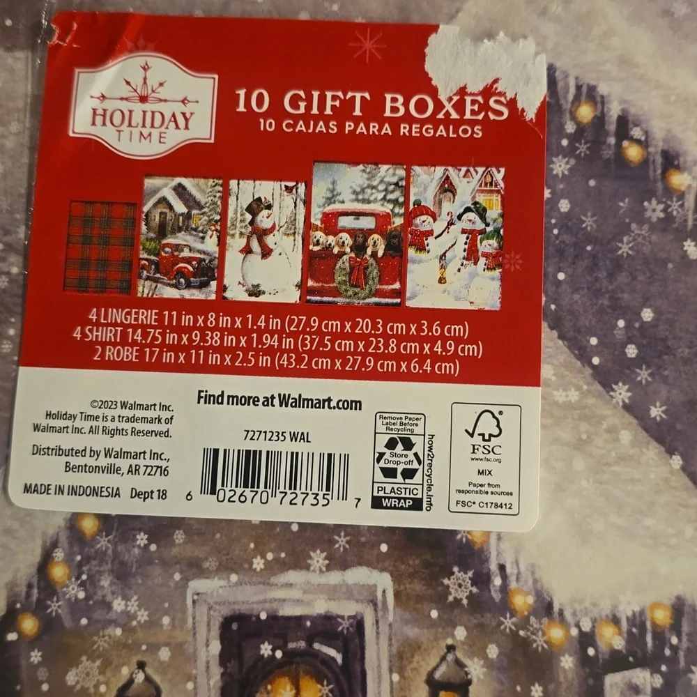 20 Gift Boxes Holiday Gift Bags Brand New Sealed